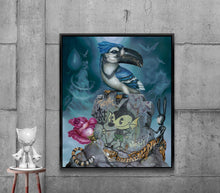 "The Knocking Bird" Canvas Edition