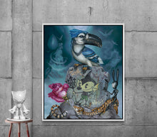 "The Knocking Bird" Canvas Edition