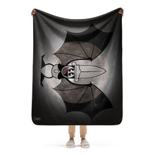 "Stabby Bat" Sherpa blanket