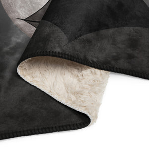 "Stabby Bat" Sherpa blanket