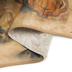 "Tricky Treators" Sherpa blanket