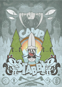 "Camp Stabby" Poster
