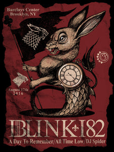 "Blink 182 - Brooklyn" Screen Print
