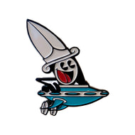 "Spaceship Stabby" Enamel Pin