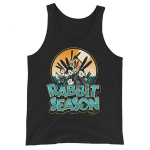 "Rabbit Season" Unisex Tank Top - Black